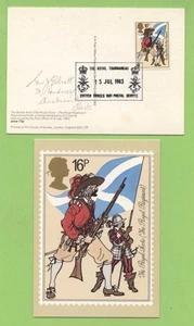 GB 1983 British Army 16p issue on PHQ card Royal Tournament BFPS Cancel - Picture 1 of 1