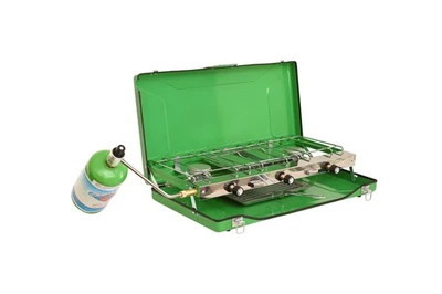 Flame King YSNBBQ-136M Estufa de Camping Portátil de 3 Quemadores Parrilla con Tostadas... Envío Rápido Foto 1 de 4