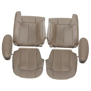  Front Both Sides Bottom & Back Replacement Seat Covers & 2Pcs Seat Armrest  - Picture 1 of 7