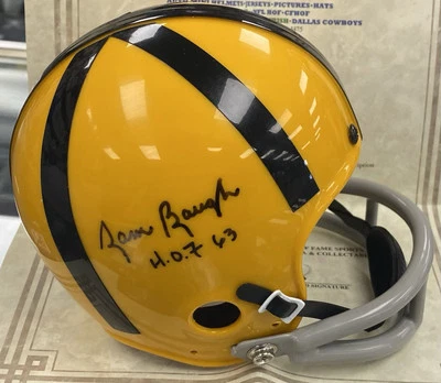 Minicasco firmado por Slinging Sammy Baugh HOF Washington Redskins Legend con certificado de autenticidad Foto 1 de 4