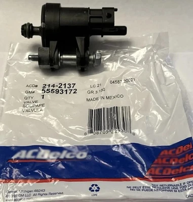 Vapor Canister Purge Valve 55593172 For 09-18 Buick Cadillac GMC Chevrolet 3.6L - Изображение 1 из 4