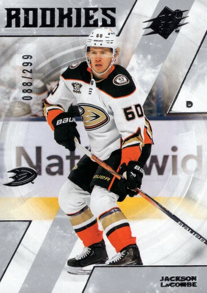 2023-24 SPx #139 Jackson LaCombe RC /299 - HKY - Image 1 of 2