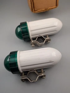 Bicicleta NOS De Colección LUCES VERDES Como Nueva en Caja Accesorio Original Bicicleta - Imagen 1 de 7