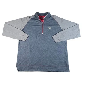 Straight Down Mens Size XL 1/4 Zip Pullover Gray Golf Activewear - Picture 1 of 6
