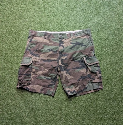 Polo Ralph Lauren Cargo Shorts Mens Size 46B Big Camo Cotton Preppy Casual  - Image 1 of 4