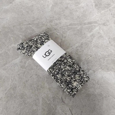 Calcetines de lana extra gruesos acanalados UGG de punto suelto calcetines de barco para mujer talla única Foto 1 de 4