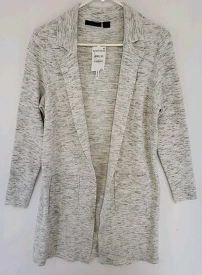 Suéter Cárdigan Abierto para Mujer Nordstrom RDI Talla PS Leopardo de las Nieves Nuevo con Etiquetas Foto 1 de 4