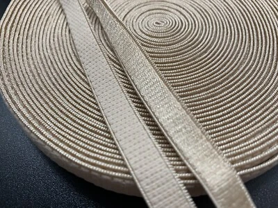 Correa elástica de felpa desnuda 3/8 pulgadas 5 yardas Foto 1 de 4