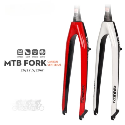 Carbon MTB Bicycle Hard Fork Disc Brake for Full Carbon Fiber Mountain Bike Fork - Image 1 of 4