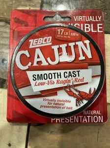 Cajun Line Smooth Cast Low Vis Red Filler Spool 330yd 17 Lb - Picture 1 of 1