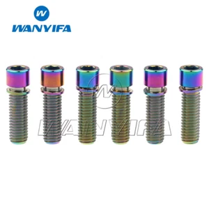 Titanium Bolt M8X20/25Mm Hex Head with Washer Screws for Bicycle BMX Stem Cyclin - Picture 1 of 12