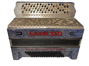 Granesso R/S A. Hagström Button Accordion - Vintage, Working, Needs Tuning - Picture 1 of 14