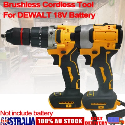 Cordless Brushless Hammer Drill Impact Driver Tool Combo For Dewalt 18V Battery - image 1 of 4