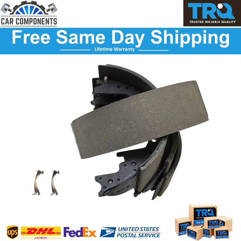 TRQ Brake Shoes Set for Dodge B2500 W150 W250 Ford E250 E350 F250 F350 - Image 1 of 4