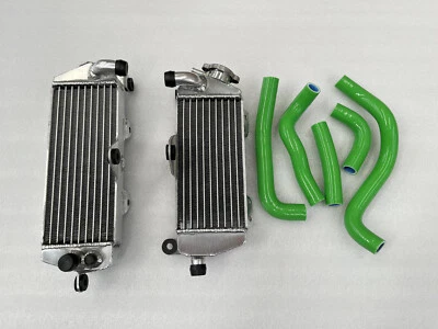 Radiador de aluminio + manguera de silicona Fit Kawasaki KDX200/KDX220 1997-2006 Foto 1 de 4