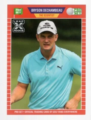BRYSON DECHAMBEAU "THE SCIENTIST" 2021 LEAF PRO SET XRC VARIATION RC #PS9 SSP - Image 1 of 2