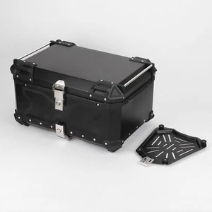 Motorrad Alu Top Case 65L XB65 Aluminium Alloy Schwarz 100% Nagelneu 56*39*30cm - Bild 1 von 10