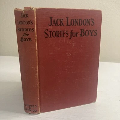 Jack London's Stories For Boys HC 1936 HC Cupples & Leon Co With Illustrations Foto 1 de 4