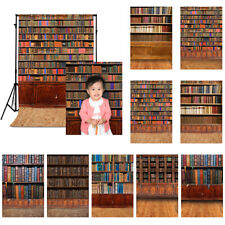 Library Bookshelf Photography Background Poster Pictures Print Home Decor Props