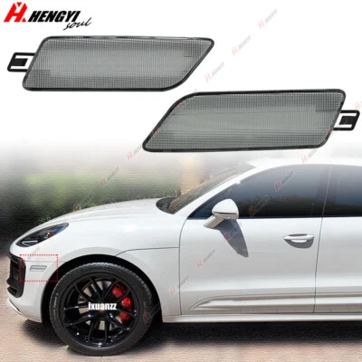 Lámpara LED transparente para parachoques lateral ámbar para Porsche Macan 2014-2022 Foto 1 de 4