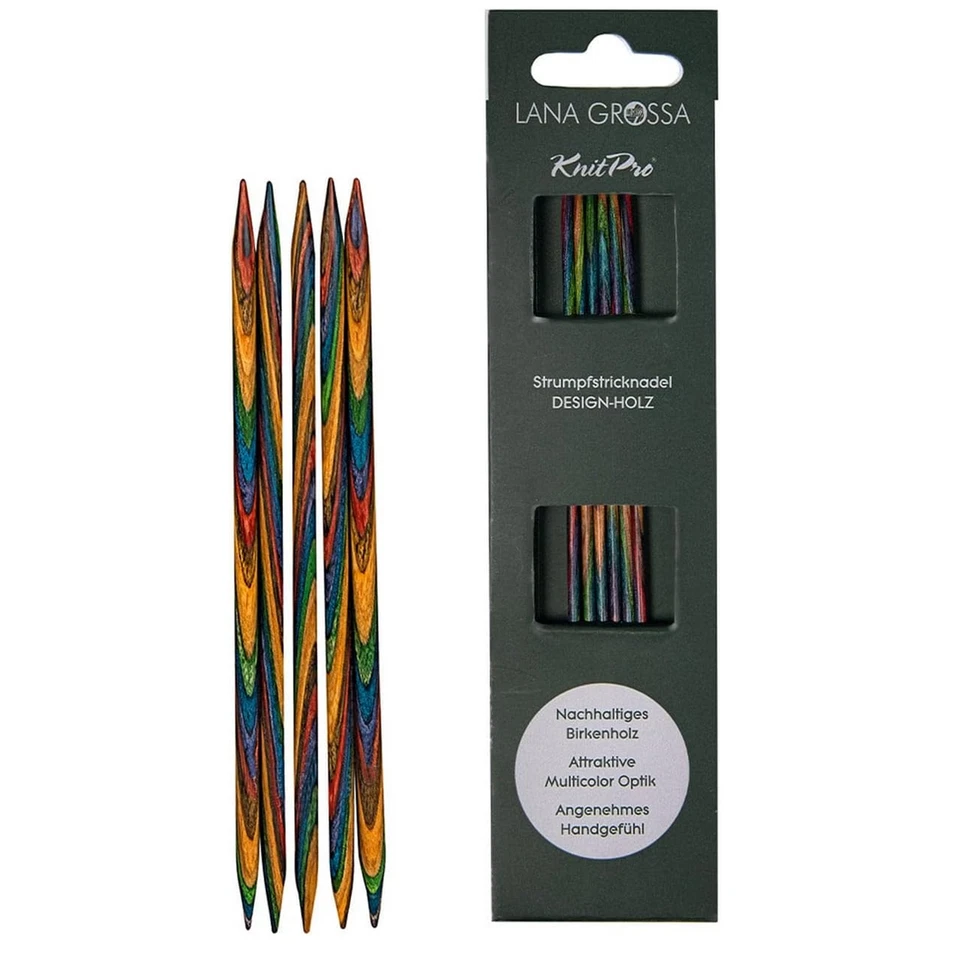 Lana Grossa Knit Pro Strumpfstricknadel Holz 20 cm 2 - 8 mm - Bild 1 von 1