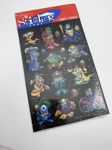 American Greetings~Monster~Extreme Sports Stickers~2 Sheets~Vintage~Sealed~NEW - Picture 1 of 3