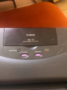 Canon bjc-50 Printer Portable Color Bubble Jet - Picture 1 of 7