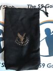 Gleneagles Golf Valuables Drawstring Bag Small Pouch - Black - 20x12cm Fantastic