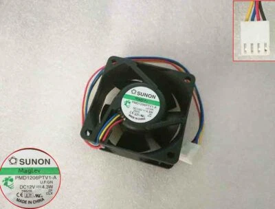 PMD1206PTV1-A U.F.GN SUNON 6025 12V 4.3W  axial fan 4-Pin - Image 1 of 4