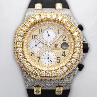 Audemars Piguet Royal Oak Offshore No.10174 42mm T/T 10k Custom Diamond Auto MOP - Image 1 of 4