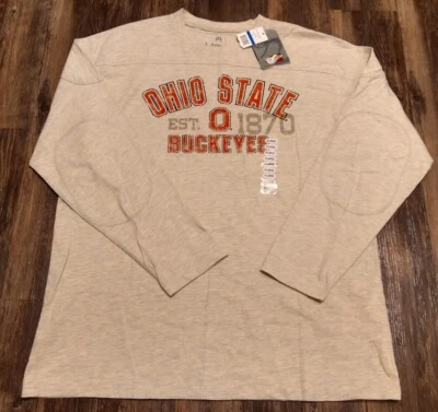 Ohio State Buckeyes Long Sleeve Sweatshirt Size X-Large W/Tags J America Red  - Image 1 of 4