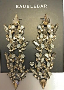 BAUBLEBAR Antik Goldfarben PE 'Idina' Kristall Cluster Ohrhänger OHRRINGE - Bild 1 von 3