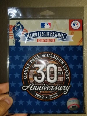 Official Orioles Camden Yards Patch 30th Anniversary Patch 2022 Baltimore - Image 1 of 2