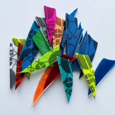 50Pcs 2IN Natural Turkey Feathers Shield Archery Fletches Feather Fletching - Image 1 of 4