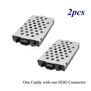 2PCS Tray Brackets Caddy For Panasonic ToughBook CF-19 Caddy w/ HDD Connector - Afbeelding 1 van 23