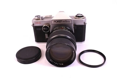 Porst Reflex TTL Analoge Spiegelreflexkamera mit Weltblick 2.8/135 mm Objektiv - Bild 1 von 4
