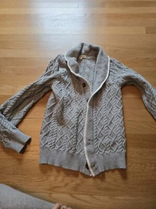 Hope And Henry Cable Knit  Boys Cardigan Sz L  - Picture 1 of 5