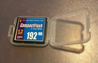 Ritz Big Print Digital Film 192 MB Compact Flash Memory Card 192MB CompactFlash  - Image 1 of 2
