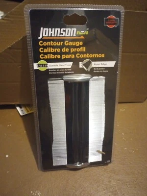 Johnson Level & Contour Gauge Tool Steel Tines And Ruled Edge - Image 1 of 4