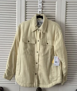 MARMOT MOUNTAIN WORKS GIALLO PASTELLO SNAP OVERSHIRT GIACCA DONNA TAGLIA MEDIA - Foto 1 di 6