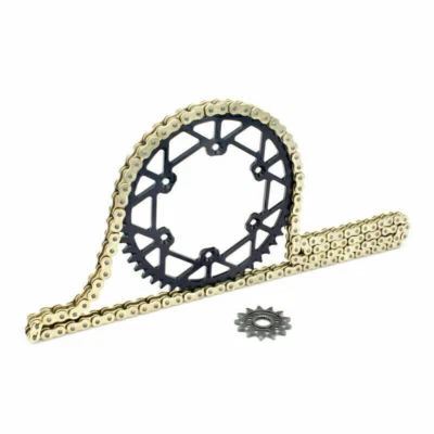 Gold Chain+Sprocket Kit 13/52 Tooth For Yamaha YZ450F 2003-2024 YZ 250/X 16-2022 Foto 1 de 4