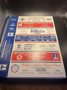 Vintage 1988 Johnson's "Lebanon TEnnessee” City Directory Advertising Phonebook - Picture 1 of 19
