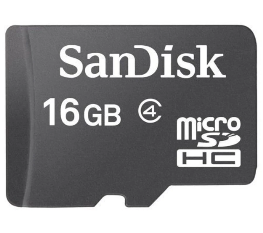 SanDisk Class 4 MicroSDHC 16 GB Flash Memory Card (SDSDQM-016G-B35) - Image 1 of 1