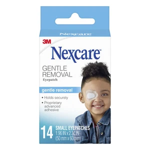 Nexcare Gentle Removal Eye Patch - Small KRJ-14, 1.96 in x 2.36 in - Picture 1 of 8