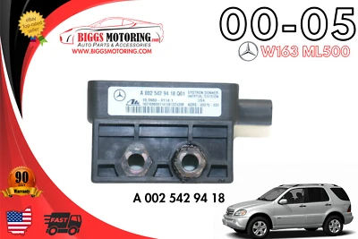 Mercedes Benz W163 ML500 2000-2005 aceleración guiñada sensor de velocidad A 002 542 94 18 Foto 1 de 4