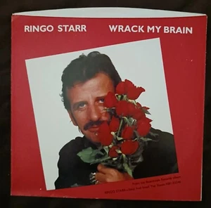 Ringo Starr "Wrack My Brain/Drumming Is My Madness" 1981 SOLO PS - Imagen 1 de 4