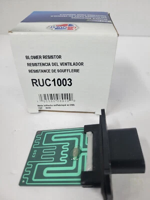 Resistor de motor de ventilador HVAC CARQUEST RUC1003 serve para Ford, Lincoln, Mazda, Mercury - Imagem 1 de 4