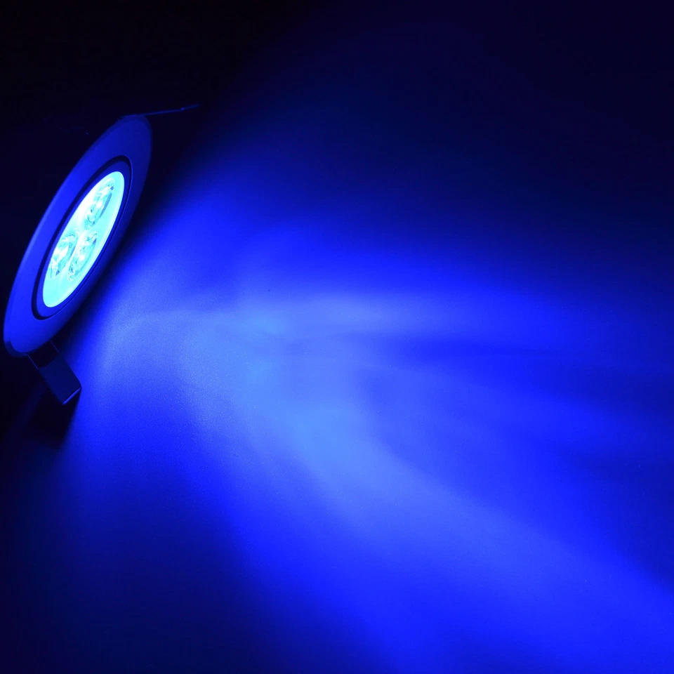 LED Downlight Recessed Ceiling Bulb Green Blue Purple Light 12V 24V White Lamp - Image 1 of 1