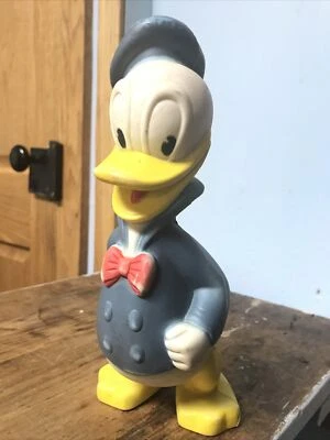 Figura de goma Walt Disney Sun de 10,5" del Pato Donald años 50 *sin chirrido* Foto 1 de 4