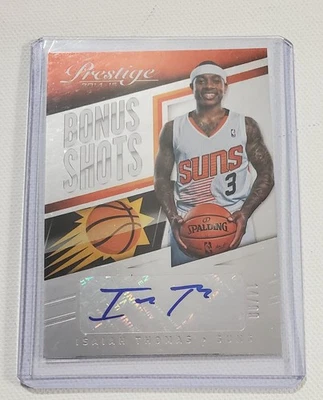 2014-15 PANINI PRESTIGE BONUS SHOTS #39 ISAIAH THOMAS RC AUTO 14/99 - Image 1 of 2
